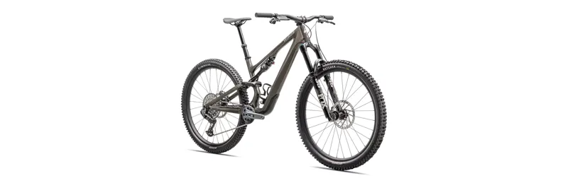 Specialized Stumpjumper 15 Expert T-Type Full Suspension Mountain Bike 2025 in Gloss Gunmetal/White Mount-1