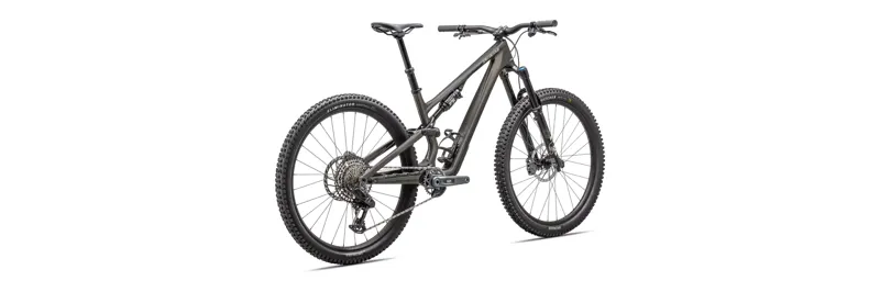 Specialized Stumpjumper 15 Expert T-Type Full Suspension Mountain Bike 2025 in Gloss Gunmetal/White Mount-2