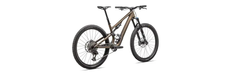 Specialized Stumpjumper 15 Comp T-Type Full Suspension Mountain Bike 2025 in Satin Burnt Gold/Gunmetal-2