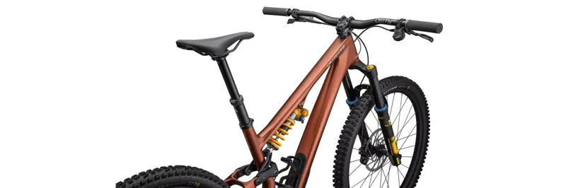Specialized Stumpjumper 15 Ohlins Coil T-Type Full Suspension Mountain Bike 2025 in Satin Copper Speckle-3