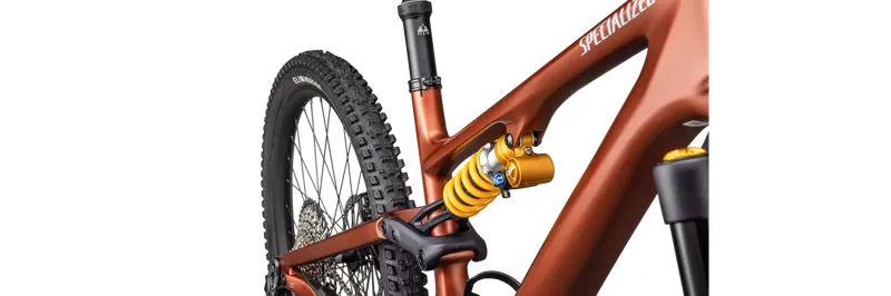 Specialized Stumpjumper 15 Ohlins Coil T-Type Full Suspension Mountain Bike 2025 in Satin Copper Speckle-5