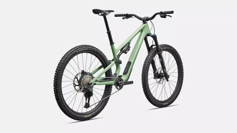 Specialized Stumpjumper 15 EVO Expert Di2 Full Suspension Mountain Bike 2026 in Pistachio/ Dark Moss Green-2