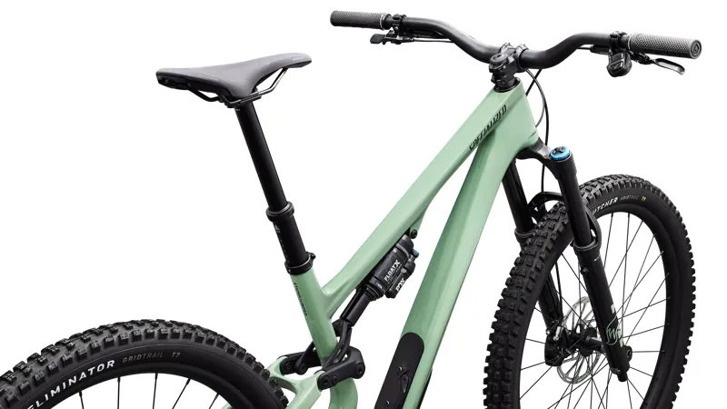 Specialized Stumpjumper 15 EVO Expert Full Suspension Mountain Bike 2026 in Gloss Pistachio / Dark Moss Green-3
