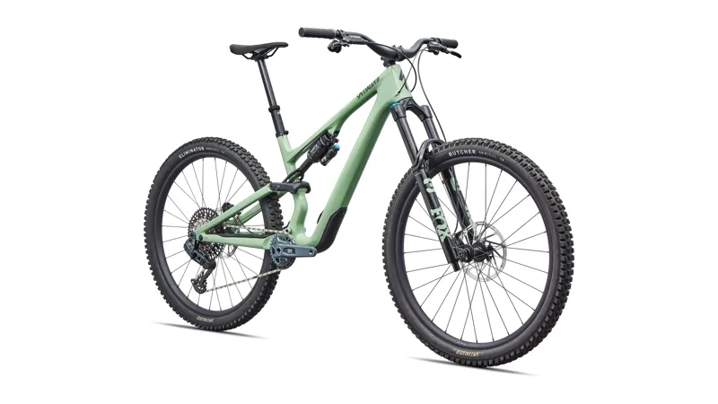 Specialized Stumpjumper 15 EVO Expert Full Suspension Mountain Bike 2026 in Gloss Pistachio / Dark Moss Green-1