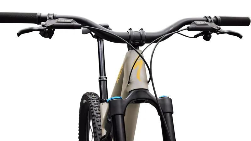 Specialized Stumpjumper 15 EVO Comp Full Suspension Mountain Bike 2026 in Satin Sandstone Metallic / California Sunshine-4