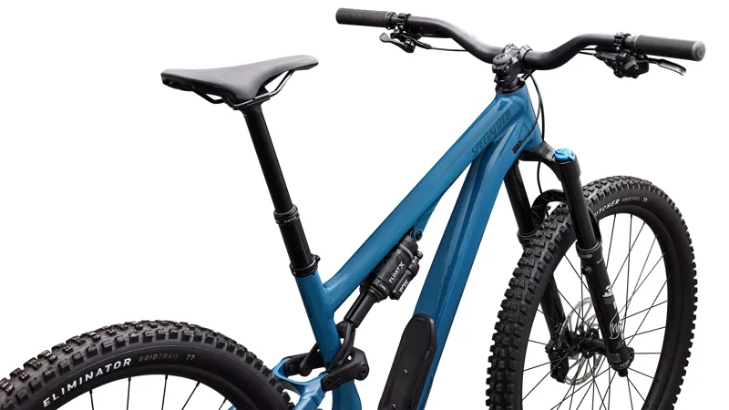 Specialized Stumpjumper 15 EVO Alloy Comp Full Suspension Mountain Bike 2026 in Gloss Grey Blue / Cast Blue Metallic-3