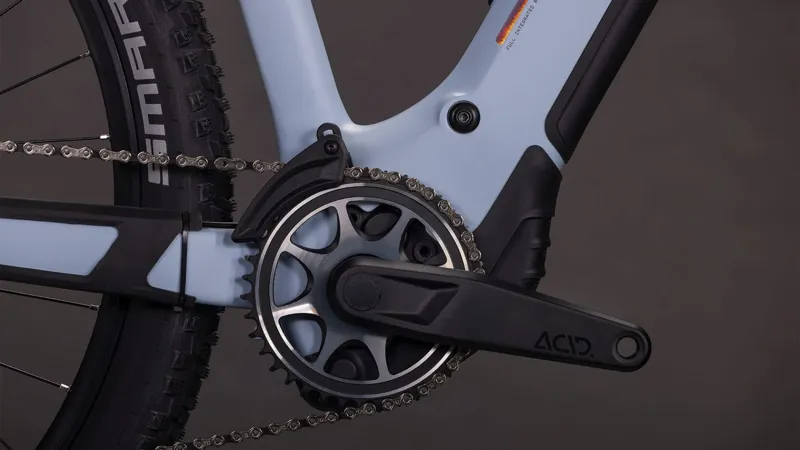 Cube Reaction Hybrid SLX 800 Electric Mountain Bike 2026 in GauzeGrey/IceBlue-4