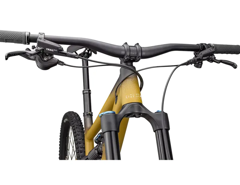 Specialized Status 2 170 Full Suspension Mountain Bike 2026 in Harvest Gold/Obsidian/Dune White-3