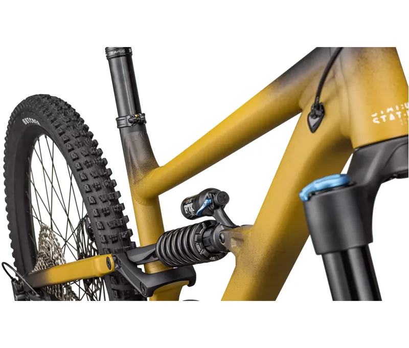 Specialized Status 2 170 Full Suspension Mountain Bike 2026 in Harvest Gold/Obsidian/Dune White-6