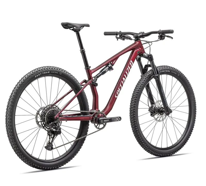 Specialized Chisel Full Suspension Mountain Bike 2026 in Maroon/White-2