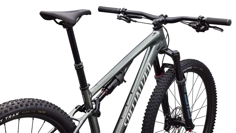 Specialized Chisel Comp Full Suspension Mountain Bike 2026 in Gloss Charcoal Tint Over Silver Dust-3