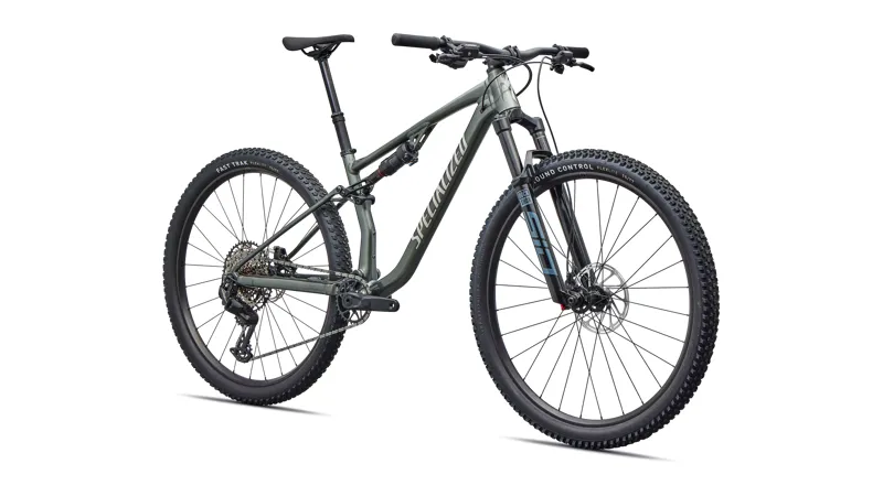 Specialized Chisel Comp Full Suspension Mountain Bike 2026 in Gloss Charcoal Tint Over Silver Dust-1