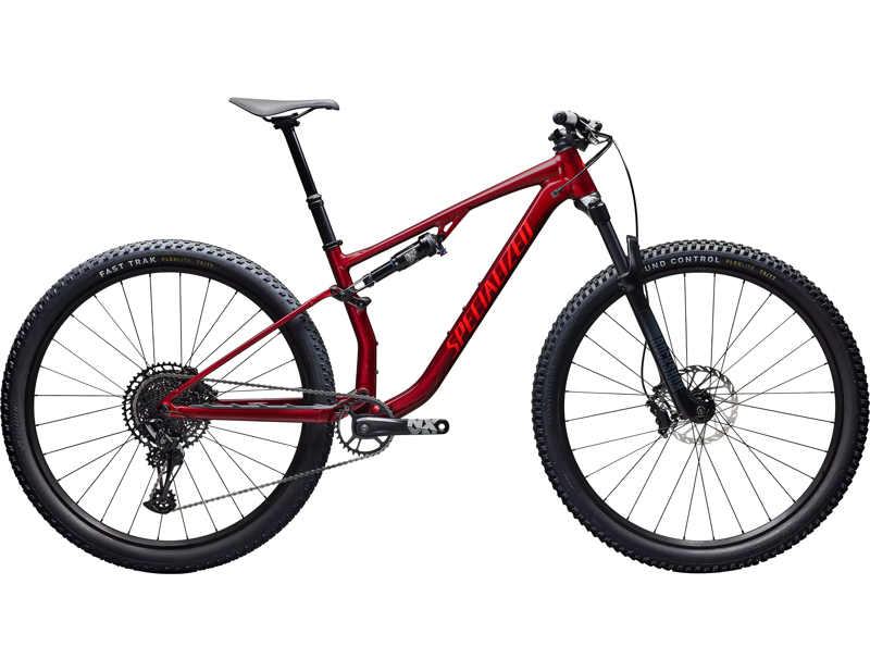 Balfes Bikes Specialized Chisel Full Suspension Mountain Bike 2026 in Gloss Red Sky / Vivid Red | Free postage over £30, £10 off first order, price match & 0% finance.