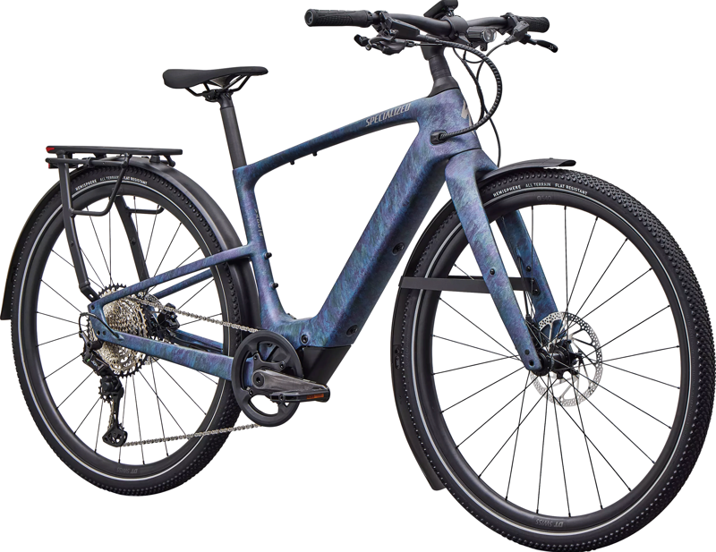 Specialized Turbo Vado SL 2 6.0 EQ Carbon Electric Hybrid Bike 2027 in Carbon Grey Blue Desert-1