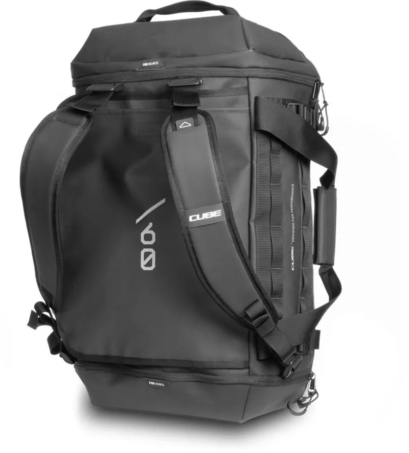 Cube Duffle Bag 60L in Black-2