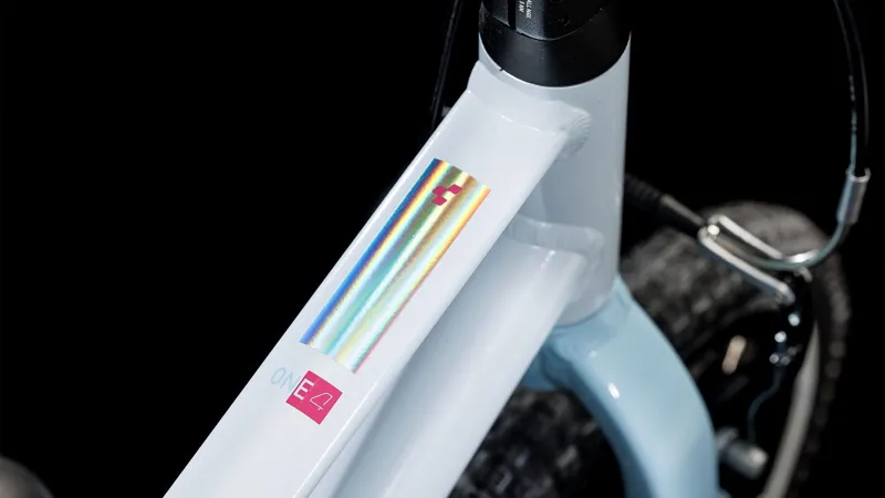 Cube Numove 140 14 Inch Wheel Kids Bike 2025 in Flashwhite/Pink-2