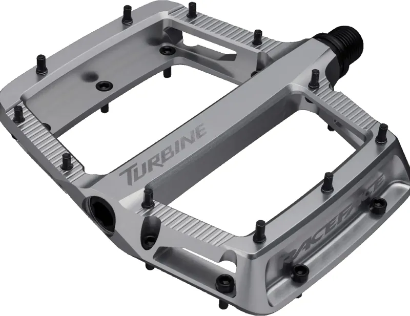 Balfes Bikes Race Face Turbine Pedals in Silver | Free postage over £30, £10 off first order, price match & 0% finance.