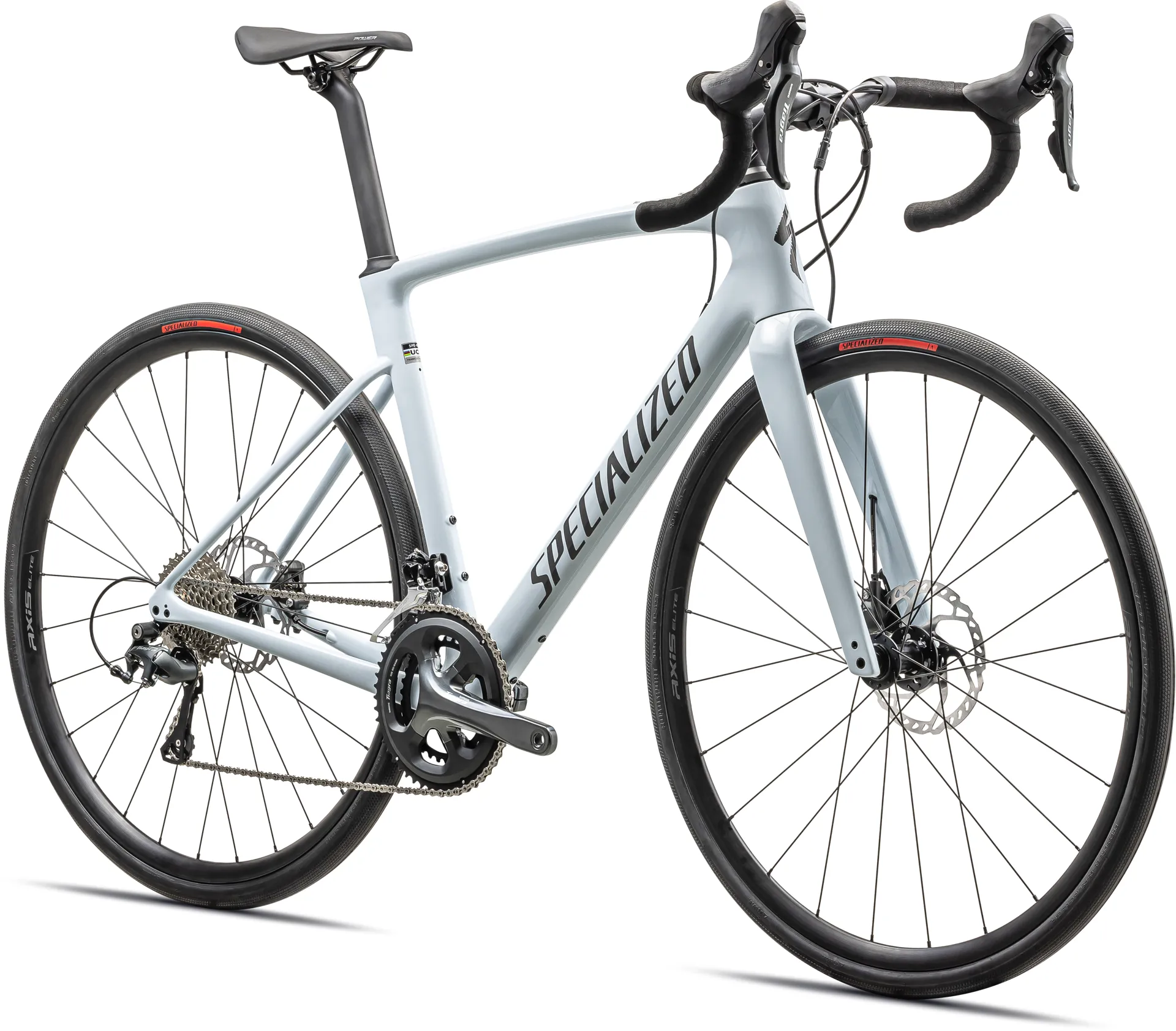 Specialized Roubaix SL8 Road Bike 2024 in Morning Mist/Smoke
