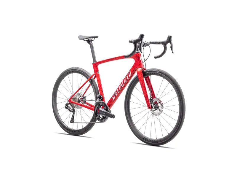 Roubaix SL8 Pro Road Bike 2025 in Red Fiery Red Strata/Dune White-1