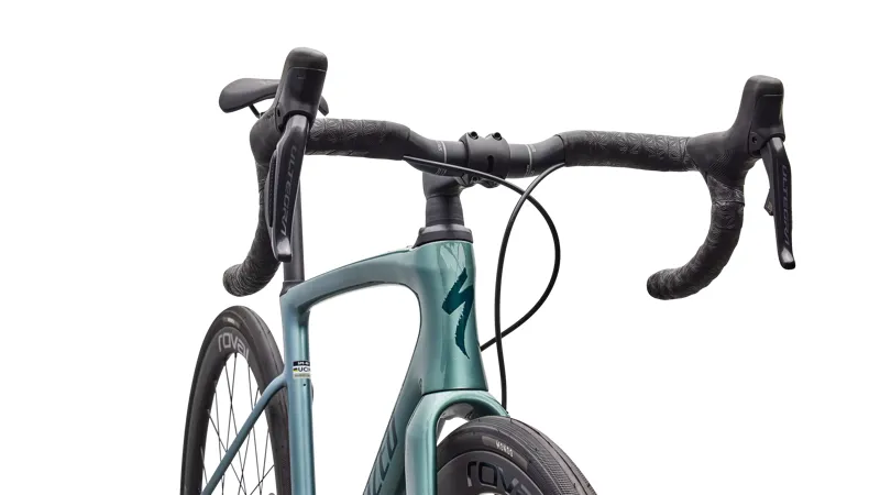 Specialized Roubaix SL8 Expert Road Bike 2026 in Gloss Fjord Metallic/white Pearl Fade/emerald Metallic-4