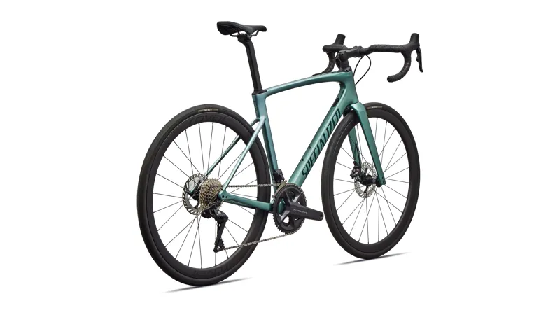 Specialized Roubaix SL8 Expert Road Bike 2026 in Gloss Fjord Metallic/white Pearl Fade/emerald Metallic-2