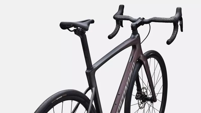 Specialized Roubaix SL8 Comp Road Bike 2026 in Satin Solidity Metallic/obsidian Metallic Fade/smoke-3