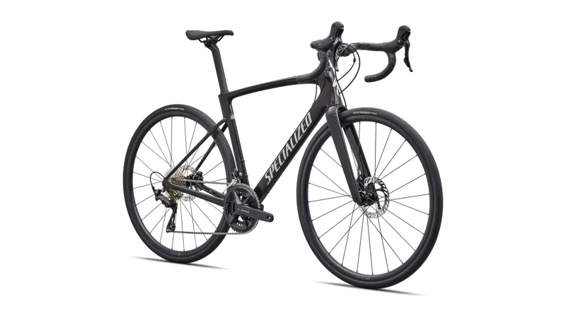 Specialized Roubaix SL8 Sport Road Bike 2026 in Gloss Obsidian Metallic/Dune White-1