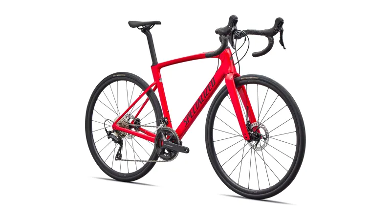 Specialized Roubaix SL8 Sport Road Bike 2026 in Gloss Vivid Red/Obsidian-1