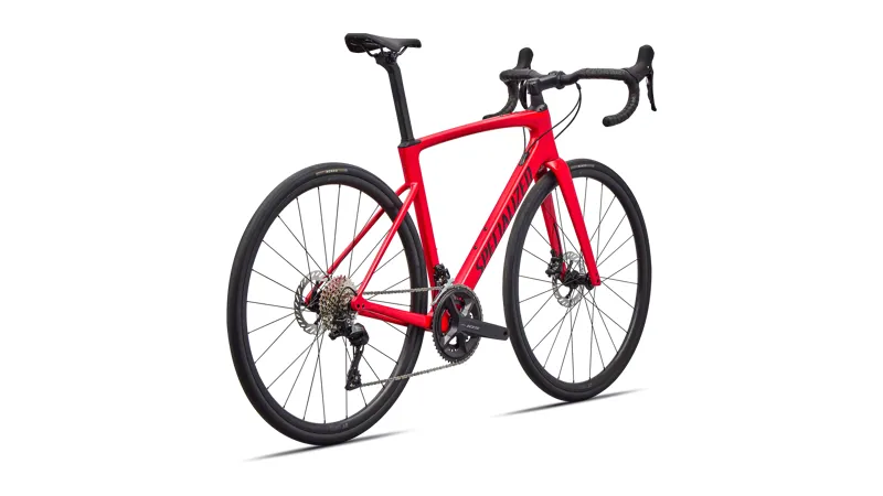 Specialized Roubaix SL8 Sport Road Bike 2026 in Gloss Vivid Red/Obsidian-2