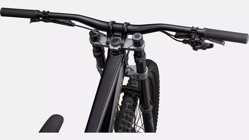 Specialized Demo Expert Full Suspension Mountain Bike 2024 in Dark Navy/Harvest Gold-4