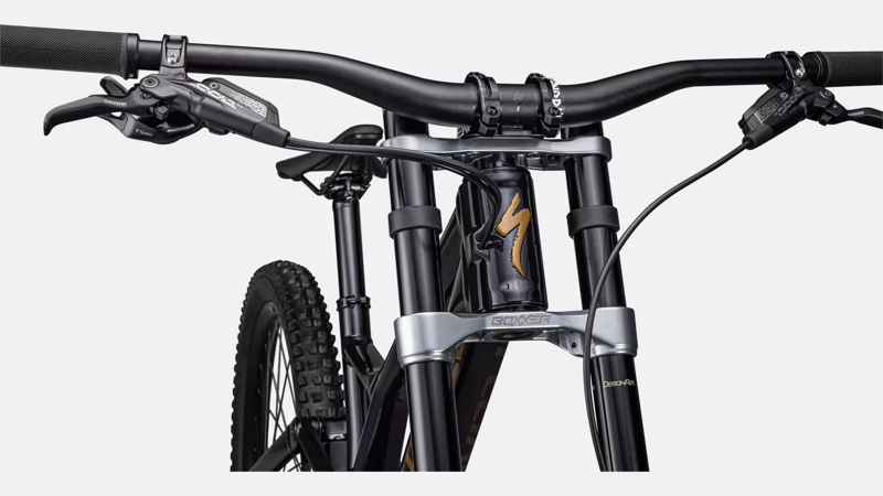 Specialized Demo Expert Full Suspension Mountain Bike 2024 in Dark Navy/Harvest Gold-5