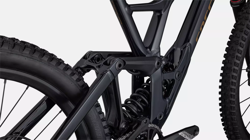 Specialized Demo Expert Full Suspension Mountain Bike 2024 in Dark Navy/Harvest Gold-7