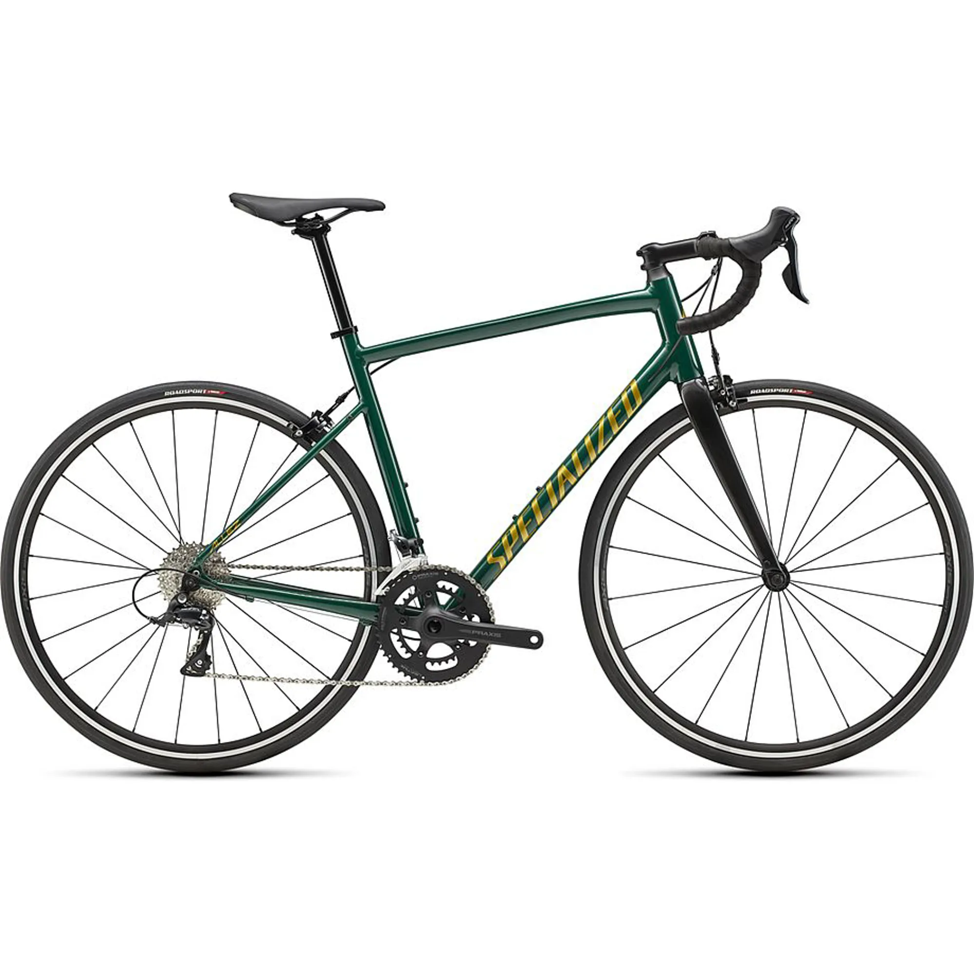 Specialized Allez Sport Road Bike 2022 in Gloss Pine Green Gold