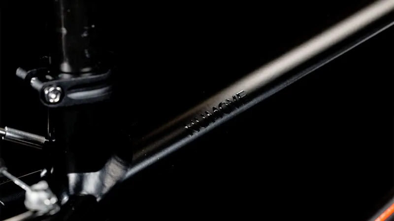 Cube Numove 140 14 Inch Wheel Kids Bike 2025 in Black/Orange-1