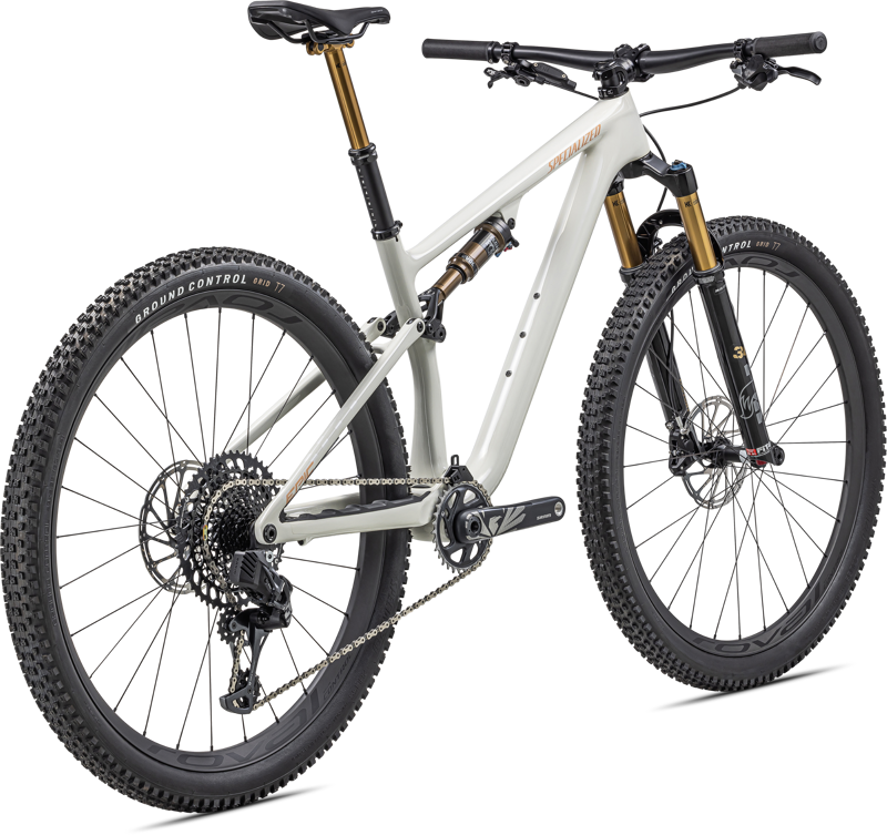 Specialized Epic EVO Pro Full Suspension Mountain Bike 2023 in Birch/Bronze-1