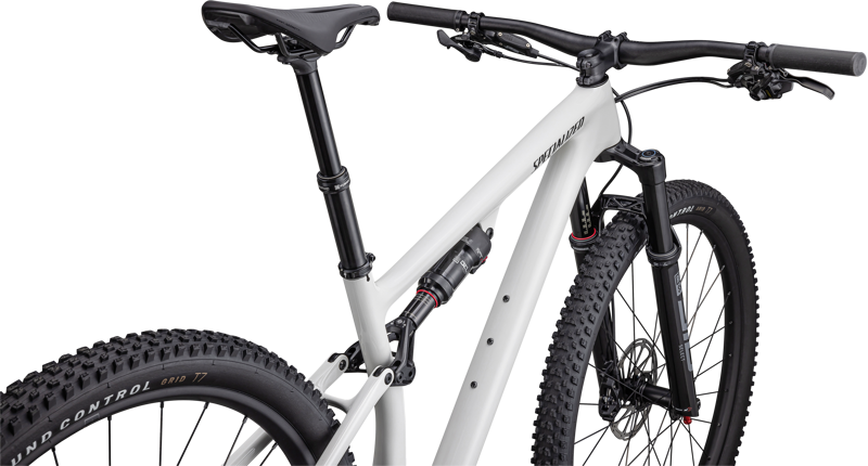 Specialized Epic EVO Comp Full Suspension Mountain Bike 2024 in Dune White/Obsidian-3