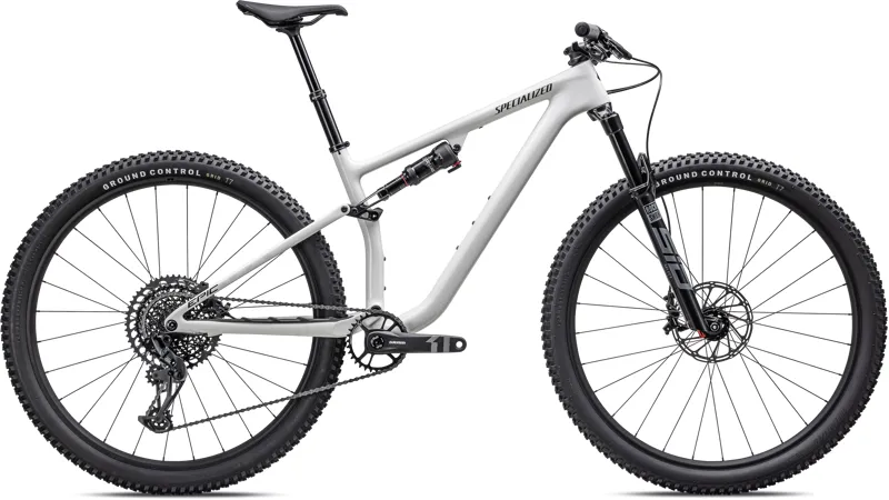 Specialized Epic EVO Comp Full Suspension Mountain Bike 2024 in Dune White/Obsidian
