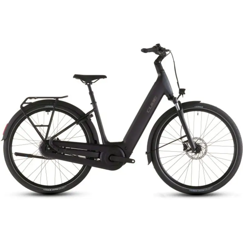Balfes Bikes Cube Supreme Hybrid Comfort Se One Electric Hybrid Bikes 2026 Ee in Grey and Chrome | Free postage over £30, £10 off first order, price match & 0% finance.