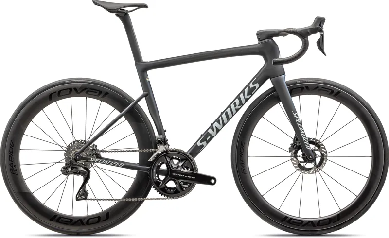 Specialized S-Works Tarmac SL8 Dura-Ace Di2 Carbon Road Bike 2024 in Carbon/White Silver