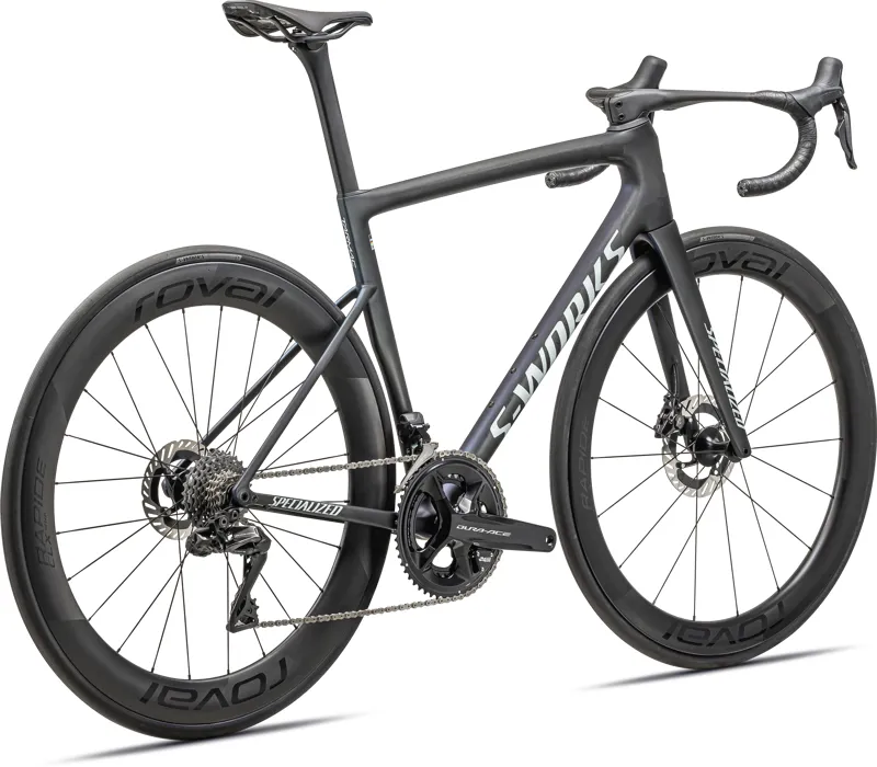 Specialized S-Works Tarmac SL8 Dura-Ace Di2 Carbon Road Bike 2024 in Carbon/White Silver-2