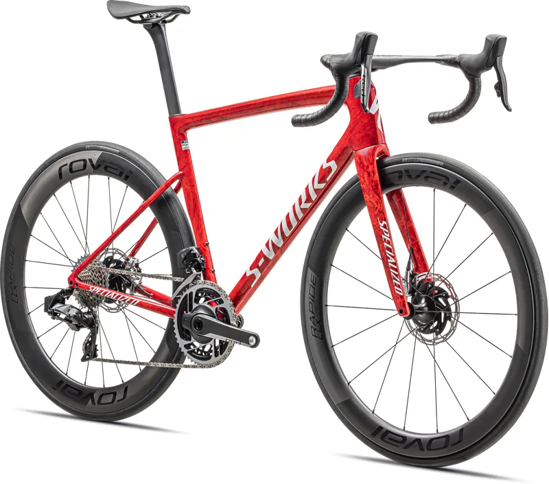 Specialized S-Works Tarmac SL8 eTap AXS Carbon Road Bike 2024 in Red Sky/White-1