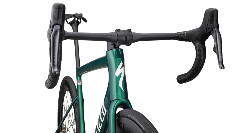 Specialized Tarmac SL8 Pro Ultegra Di2 Carbon Road Bike 2025 in Pine Green/White-4
