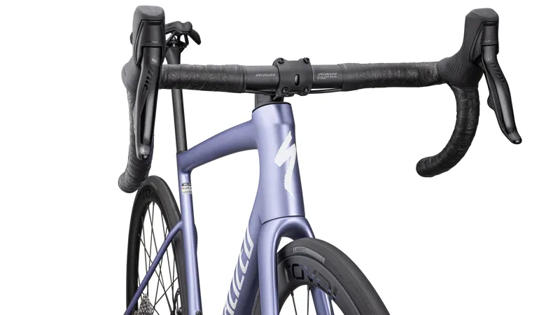 Specialized Tarmac SL8 Expert Carbon Road Bike 2024 in Powder Indigo/Silver-4