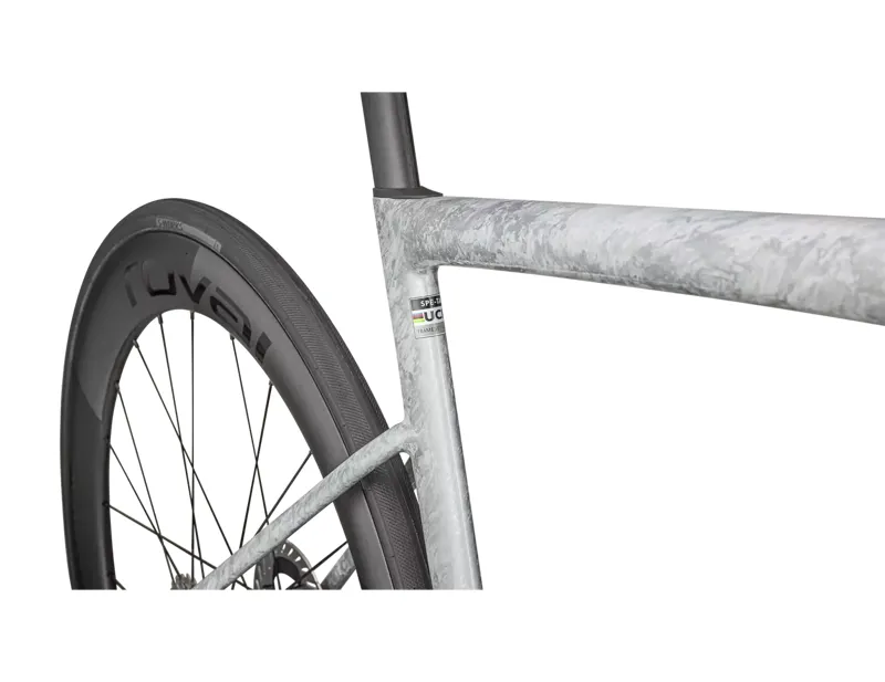Specialized S-Works Tarmac SL8 - Shimano Dura-Ace Di2 Road Bike 2026 in Grey/Silver Blurred Impasto-5