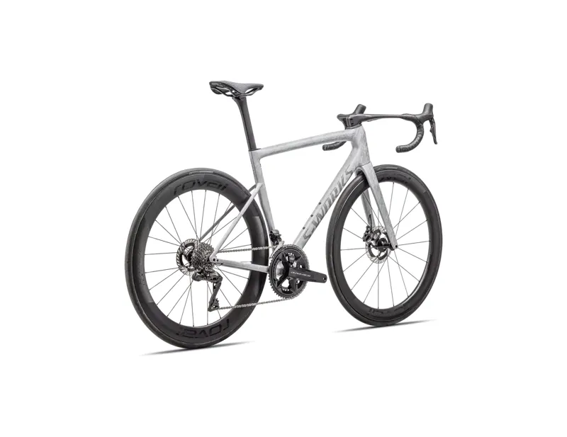 Specialized S-Works Tarmac SL8 - Shimano Dura-Ace Di2 Road Bike 2026 in Grey/Silver Blurred Impasto-2