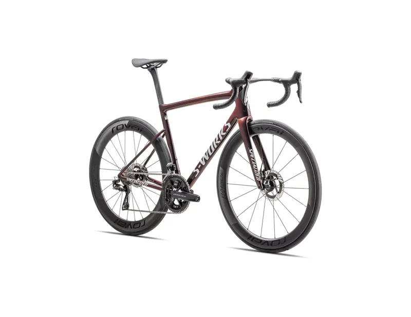 Specialized S-Works Tarmac SL8 - Shimano Dura-Ace Di2 Road Bike 2025 in Gloss Solidity/Red To Black-1