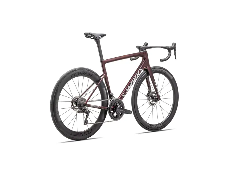 Specialized S-Works Tarmac SL8 - Shimano Dura-Ace Di2 Road Bike 2025 in Gloss Solidity/Red To Black-2