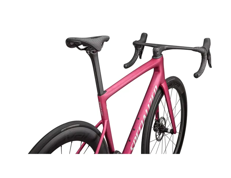 Specialized Tarmac SL8 Pro - SRAM Force eTap AXS Road Bike 2025 in Satin Pink Over Silver/Silver Dust-3