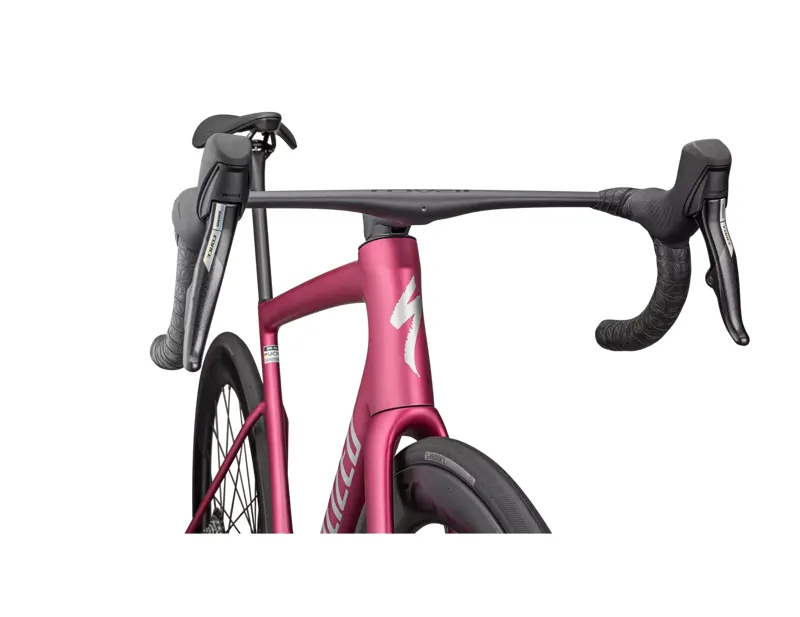 Specialized Tarmac SL8 Pro - SRAM Force eTap AXS Road Bike 2025 in Satin Pink Over Silver/Silver Dust-4