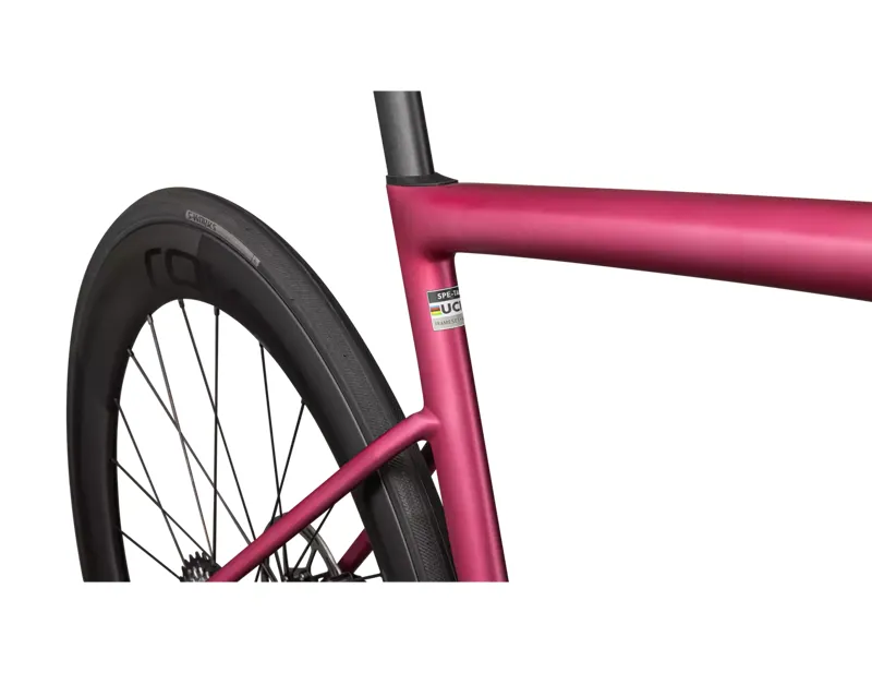 Specialized Tarmac SL8 Pro - SRAM Force eTap AXS Road Bike 2025 in Satin Pink Over Silver/Silver Dust-5